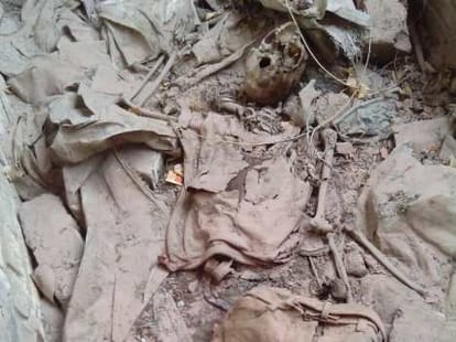 Human skeleton found in a mill in Lucknow.