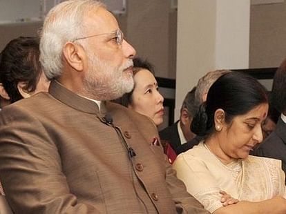 shushma's daughter was lawyer of modi, husband also help him