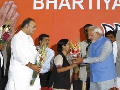 modi and sushma: every thing is fine in party?