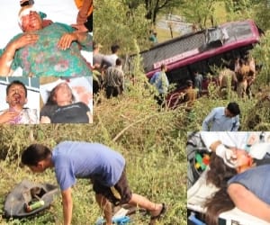 Two killed in road accidents , six injured