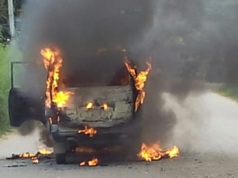 Moving van fire, fled saved lives