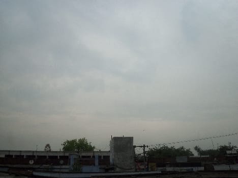 The second day was dominated by clouds, slight rain