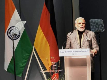 PM Modi In Berlin.