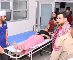 accident in una 23 injured.
