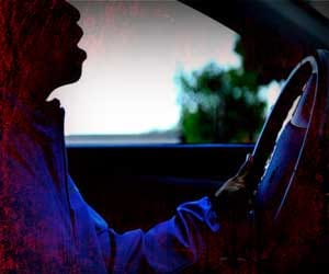 While returning from lunch with wife, murdered engineer