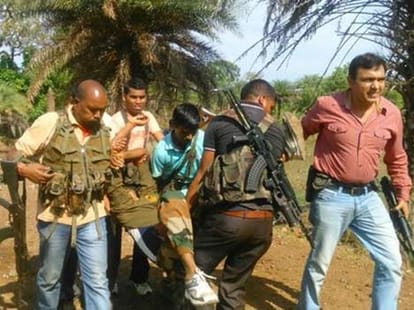 landmine blast in jharkhand, 4 policman killed