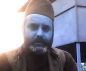 protest at Cemetery in shimla.
