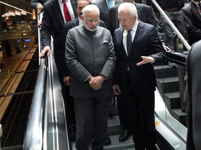 Nepali people are glad with pm modi