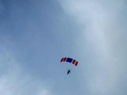 30 ton tank landed in Leh with a parachute
