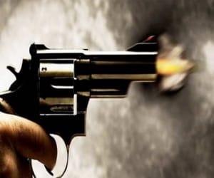 bjp leader son open fire two injured in rampur.