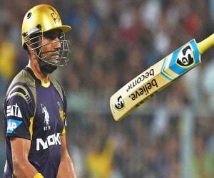 KKR's player robin uthappa got angry with RCB's players sarfaraz khan