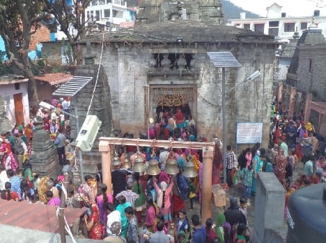 Baisakhi festival began in temples influx of devotees