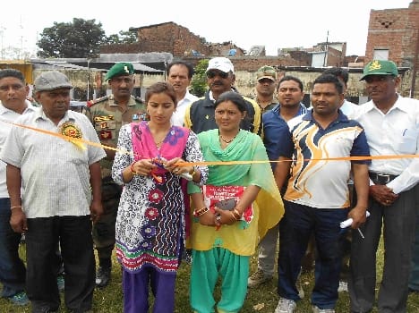 Manoj Singh Memorial Cricket Tournament martyr received gallantry start cycle