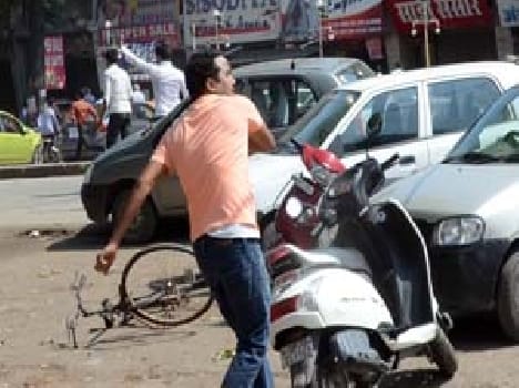 Complete system failure , students police chase