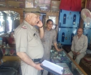 robbery at diamond shop bilaspur. 