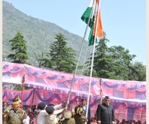 negligency with national flag.