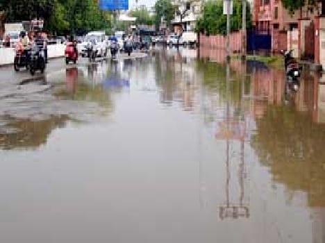 About 54.65 Crore destroy in heavy rain