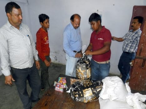 NGOs raided the kitchen, filled two samples