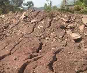 land crack in ramban