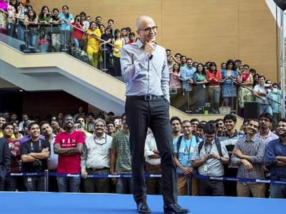 Satya Nadella tops pay chart of CEO