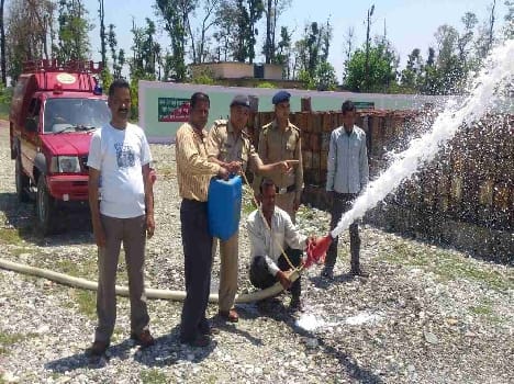 Forest Corporation has personnel trained in fire safety