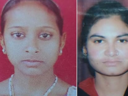 school roof collapsed in pilibhit, two girl died