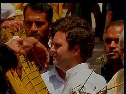 Rahul rally in ramlila maidan in delhi