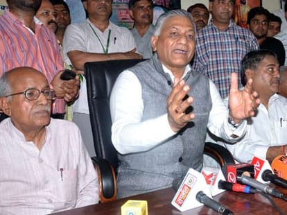 Left 'speechless' over V K Singh's dog remark: Omar