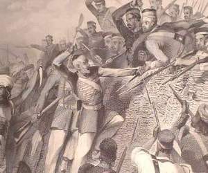 revolt againest british on 20th april 1857.