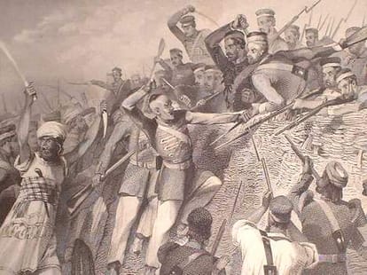 revolt againest british on 20th april 1857.