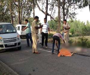brutal and bloody accident in yamunanagar, woman killed