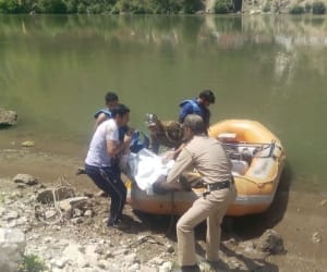 accident near mandi two died.