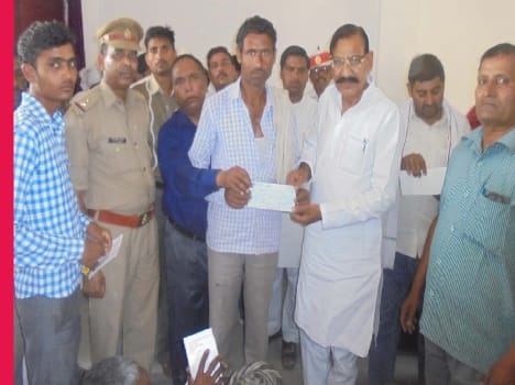 Czech MP MLA distributed adopted village