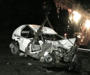 four died in road accident near baddi solan.