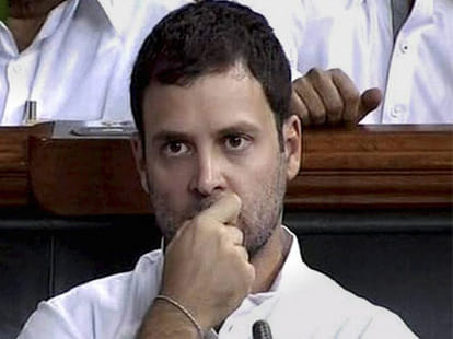 Rahul's new style targets government.