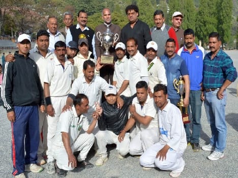 Education Department won the trophy