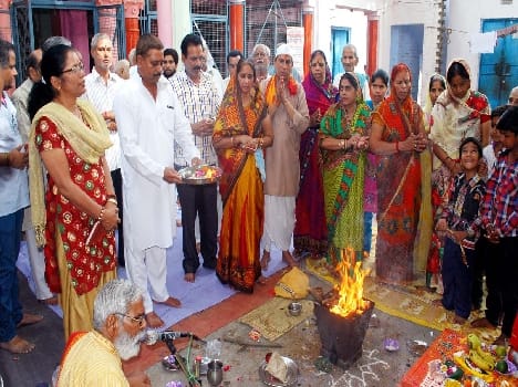 Parshuram Jayanti Made fire - worship