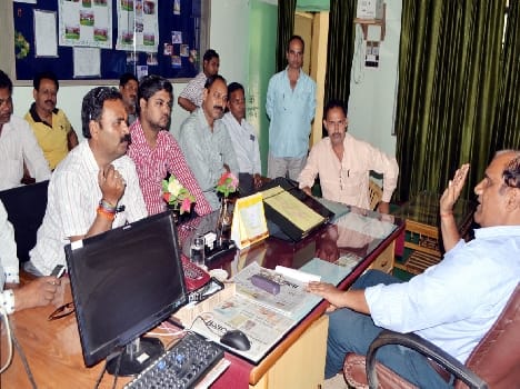 Central School Principal blockade