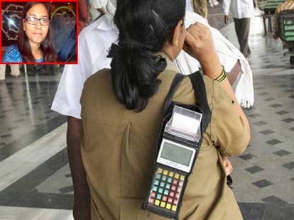 She took the job of bus conductor to complete studies