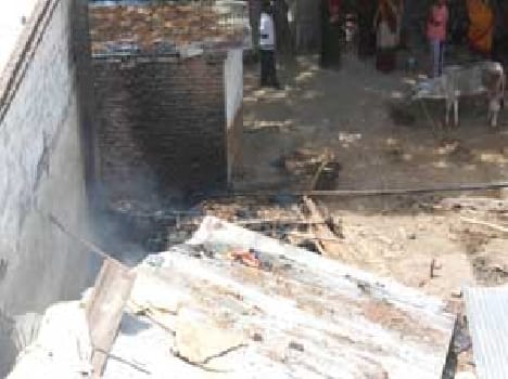 24 Mdhe destroyed a loss of three hundred thousand