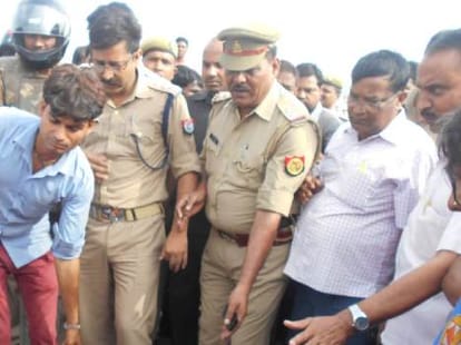 A man threw children in a well.