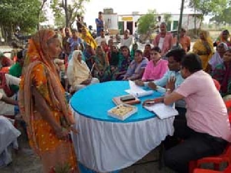 Inspection in lohia village