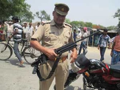 cartridges recovered from the vehicle, two detained