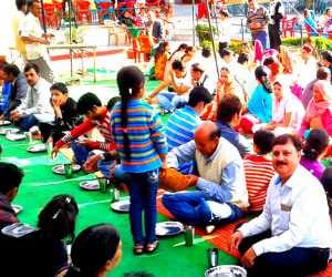 no food for people in marriage party.
