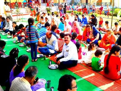 no food for people in marriage party.