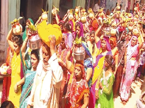Kalash Yatra pilgrims descended