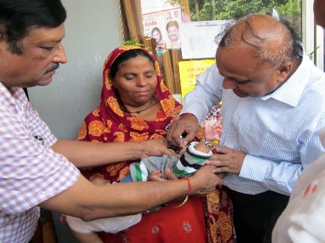 DM admonishes the children Polio immunization dose