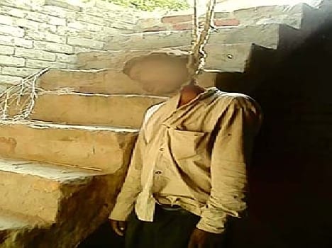 The farmer 's suicide by hanging loop