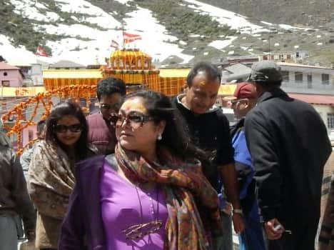 anil ambani in badrinath dham.