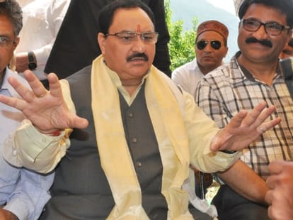 no development in jp nadda adopted village in himachal.